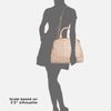 Miu Miu Studded Leather Top Handle Bag in Beige (black) - Lyst