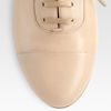 Miu Miu Laceup Leather Oxfords in Beige - Lyst