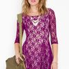 Nasty Gal Iris Lace Dress in Purple (violet) - Lyst