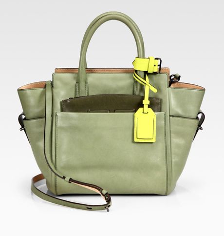 Reed Krakoff Mini Atlantique Tote Bag in Green (sage) - Lyst