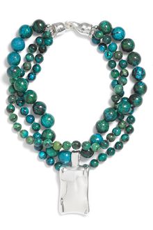Simon Sebbag Chrysocolla Triple Strand Necklace - Lyst