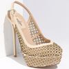 Valentino Crystal Stud Slingback in Beige (poudre) - Lyst