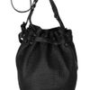 Alexander Wang Diego Texturedleather Bucket Bag in Black - Lyst