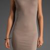 Bcbgmaxazria Basic Tank Dress in Beige (gravel) - Lyst