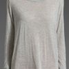 Lanston Tissue Jersey with Rib Boyfriend Pullover in Gray (heather grey) - Lyst