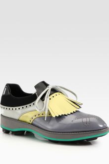 Prada Multicolored Saddle Shoe - Lyst