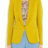 Rag & Bone Crepe Tuxedo Jacket in Yellow - Lyst