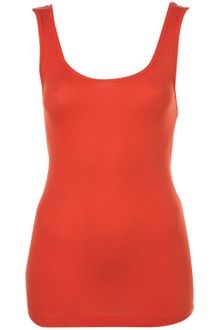 Topshop Plain Scoop Neck Vest - Lyst