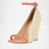 Diane Von Furstenberg Tchad in Pink (melon suede with natural heel) - Lyst