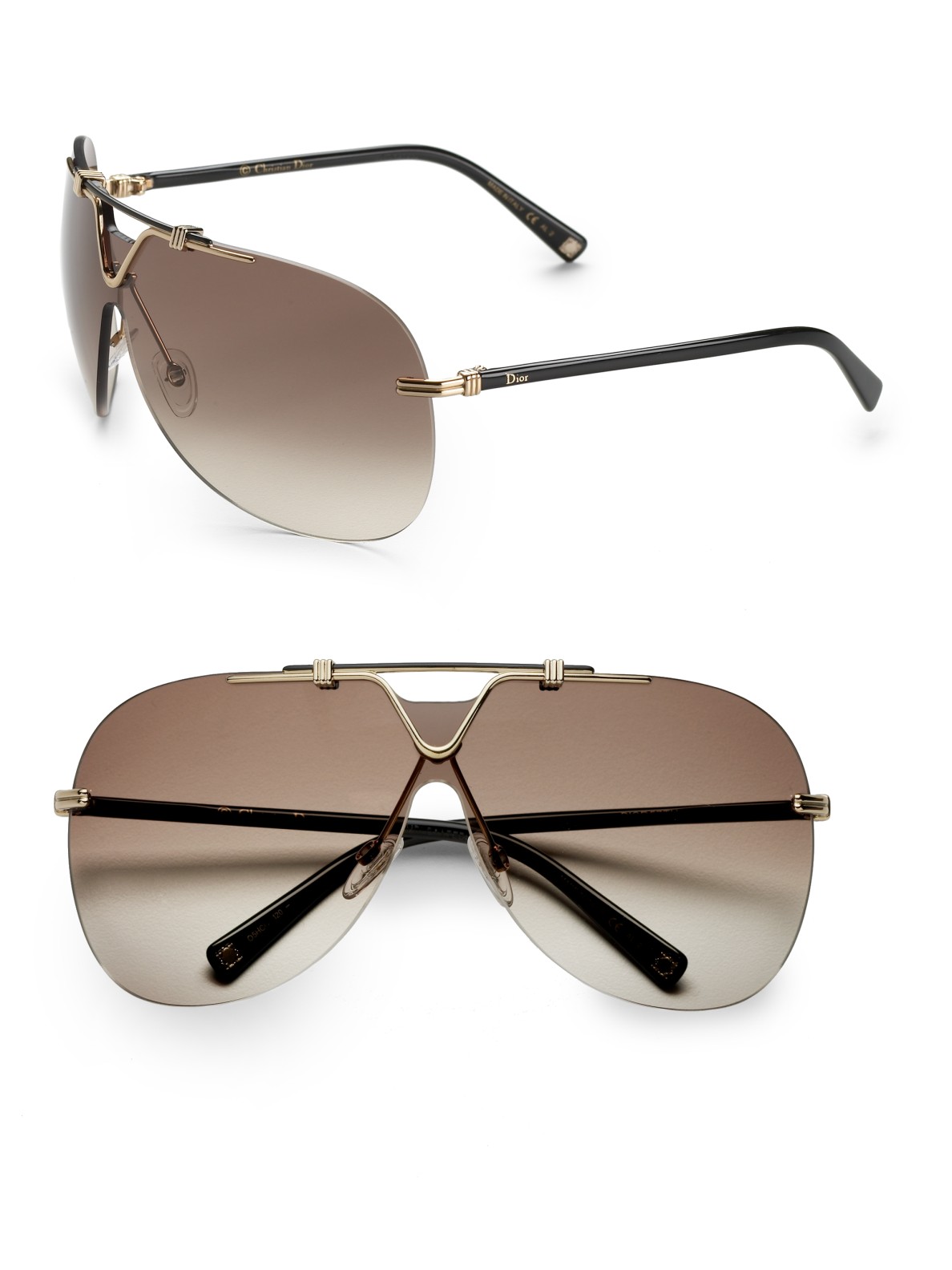dior solight 1 gradient shield sunglasses