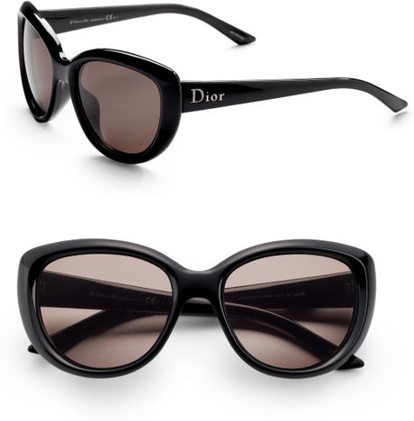 Dior Dior Lady Catseye Sunglasses in Black - Lyst