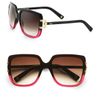Dior Metal Accented Rectangular Plastic Sunglasses in Black - Lyst