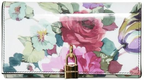 Dolce & Gabbana Patent Wallet in Multicolor (multi) - Lyst