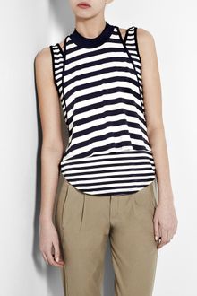 Elizabeth And James Nima Double Layer Breton Tank - Lyst