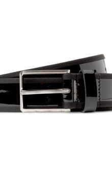 Lanvin Patent-leather and Grosgrain Belt - Lyst