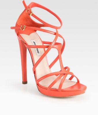  Leather Tstrap Sandals 