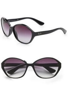 Ray-Ban Full Rim Oval Sunglasses - Lyst