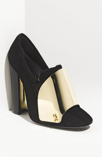 Yves Saint Laurent Shield Loafer Pump - Lyst