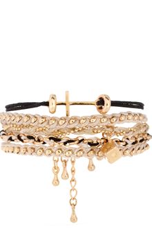 ASOS Collection Asos Monochrome Cross Friendship Bracelet Pack - Lyst