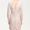 Diane Von Furstenberg Dress Zarita Lace in Beige (nude) - Lyst