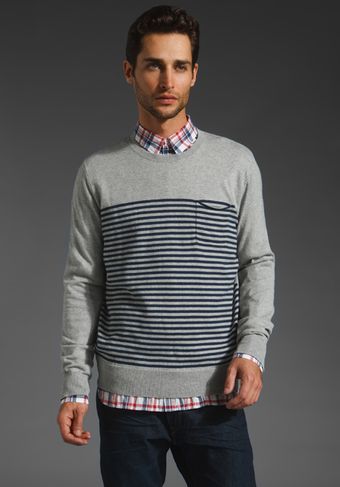  Striped Varsity Knit 