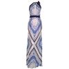 Philosophy Di Alberta Ferretti Printed Satintwill Maxi Dress in Blue (navy) - Lyst