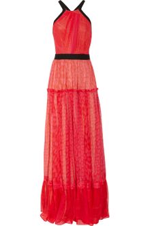 Roberto Cavalli Printed Silk-georgette Gown - Lyst