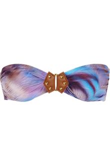 Vix Metis Printed Bandeau Bikini Top - Lyst
