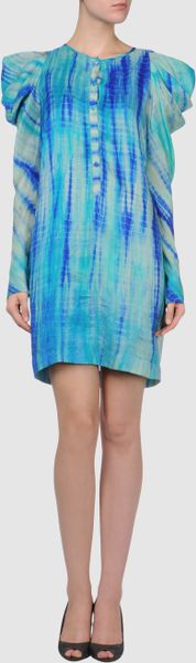 Antik Batik Short Dresses in Blue (turquoise) - Lyst