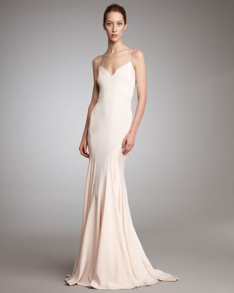 Zac Posen Contour-seamed Slip Gown - Lyst