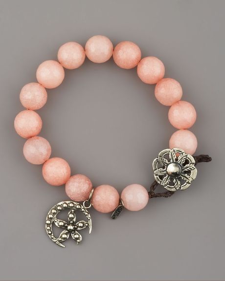 Love Heals Pink Jade Bracelet in Pink (pink jade) - Lyst