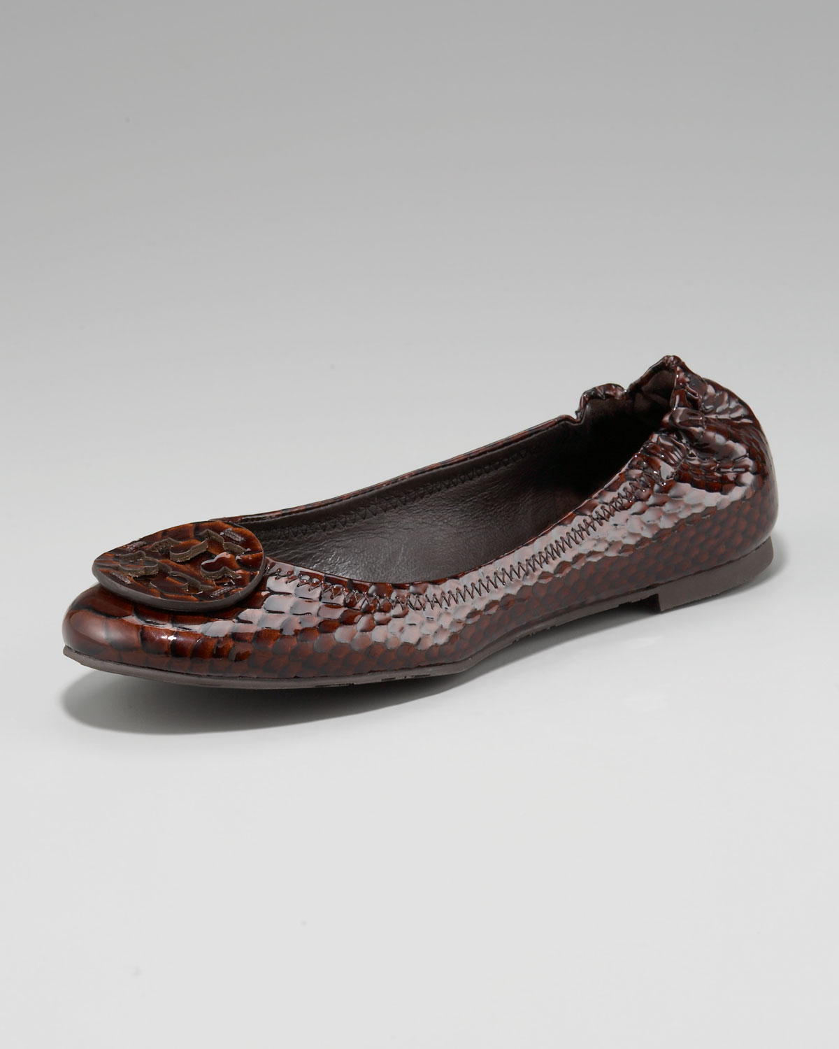 tory burch snake print flats