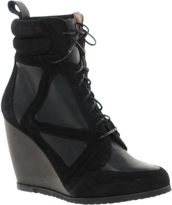  Asos Ark Leather Wedge Ankle Boots 