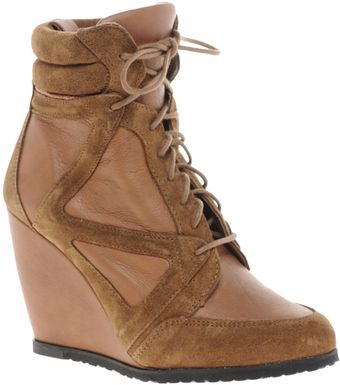  Asos Ark Leather Wedge Ankle Boots 