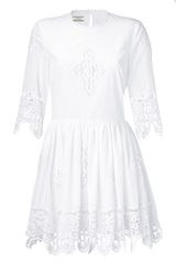 By Malene Birger White Cotton Romantic Dress