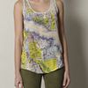 Carven Mapprint Tank Top in Blue - Lyst