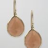 Ippolita Peach Moonstone Teardrop Earrings in Gold - Lyst