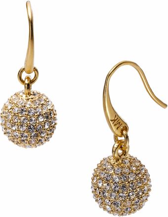  Golden Fireball Drop Earrings 