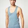 Asos Vest With Extreme Racer Back in Blue for Men (bluemarl) - Lyst