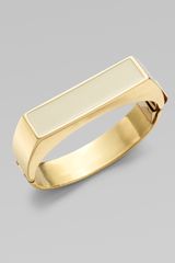 Stella McCartney Enamel Accented Bangle Bracelet