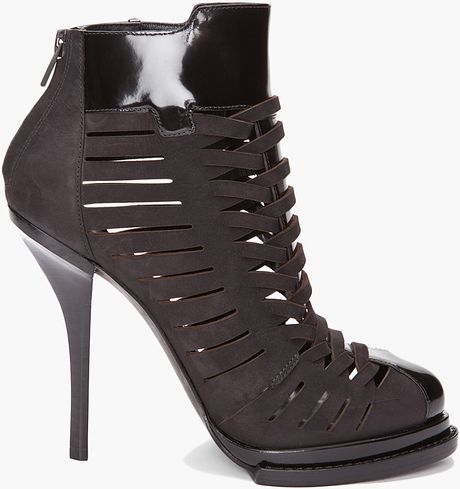 Alexander Wang Suede Andi Heels in Black - Lyst