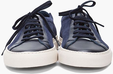 common projects blue sneakers