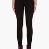 Current/elliott Skinny Suede Pants in Black - Lyst