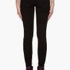 Current/elliott Skinny Suede Pants in Black - Lyst