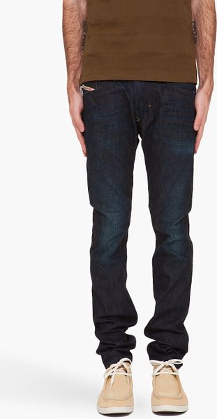 diesel dark blue jeans