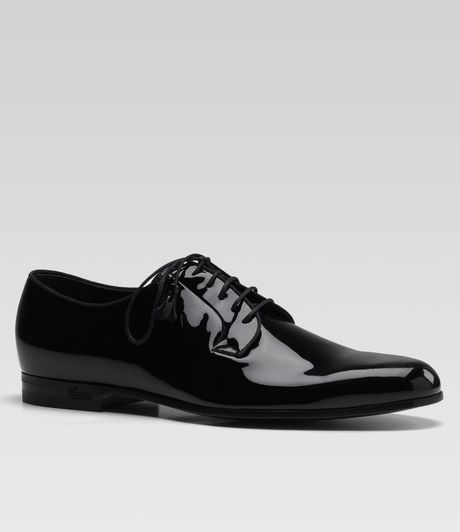 Gucci Formal Laceup Shoe in Black for Men - Lyst