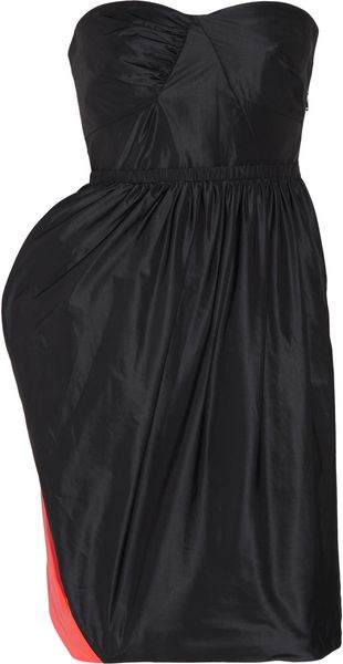 Marc By Marc Jacobs Ellsworth Taffeta Strapless Dress - Lyst