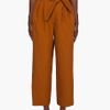 Marc Jacobs Cropped Wrap Pants in Brown - Lyst