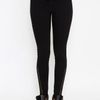 Nasty Gal Zipped Skinny Jeans in Black - Lyst