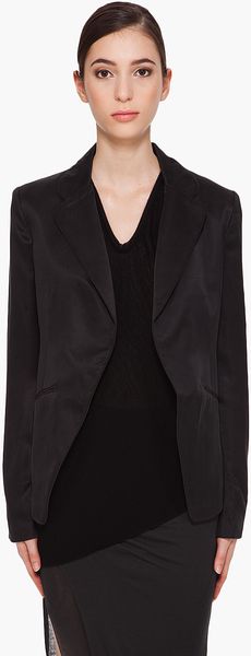  Silk Charmeuse Blazer 